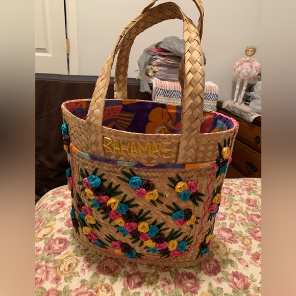 bahamas Handbags - Bahamas wicker bag
